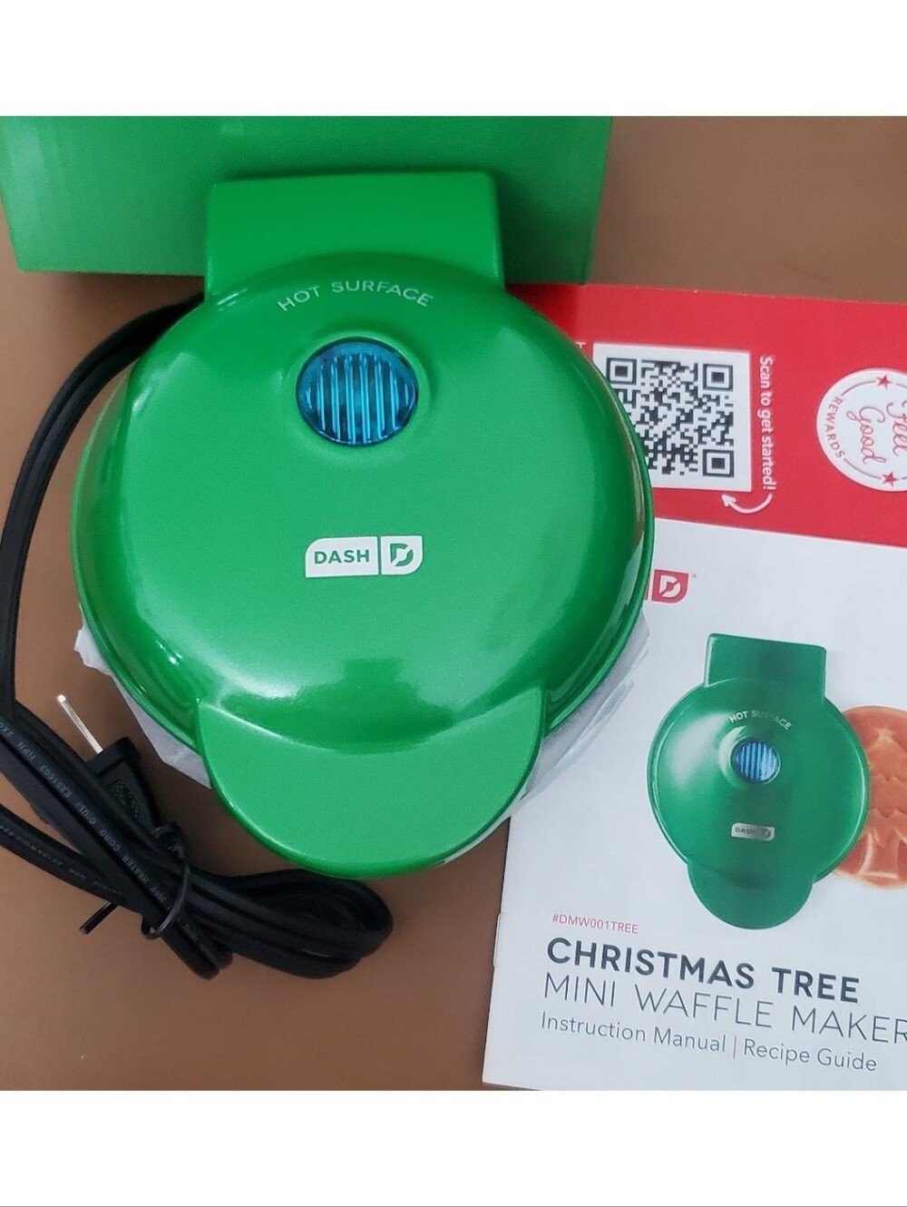 New Mini Christmas Tree Waffle Maker Waffle Iron